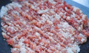 肉末 自制肉末豆腐花、肉末土豆泥、肉末娃娃菜粉丝煲