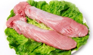 小里脊肉 酸甜肉片、糖醋里脊、芥菜鲜肉大馄饨、榄菜肉米四季豆 ... ...