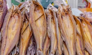 鱼干 蒜香蒸海味、豆豉鱼干、青辣椒煸鱼干