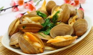 黄蚬子 菠菜拌蚬子 辣炒黄蚬子 葱姜黄蚬子